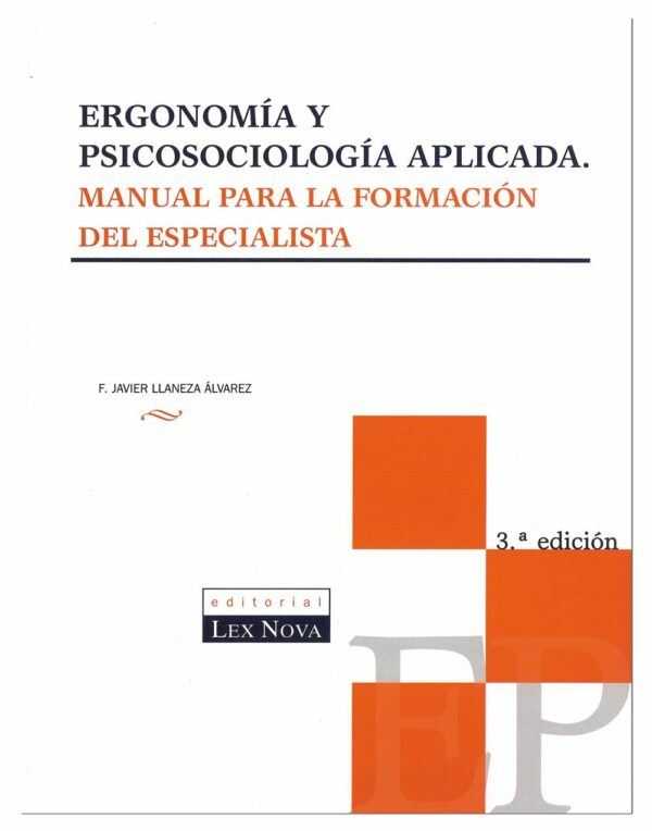 Ergonomía y Psicosociología aplicada. Manual para la formación del especialista-0
