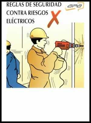 Regla de seguridad contra riesgos eléctricos