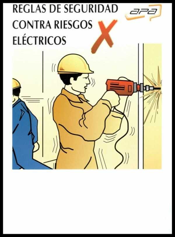 Regla de seguridad contra riesgos eléctricos-0