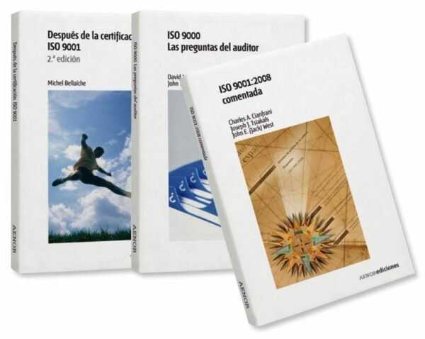 Oferta pack 3 libros clave sobre la ISO 9001 en todas sus fases-0