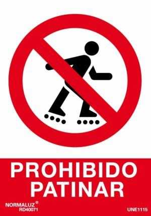 Prohibido patinar