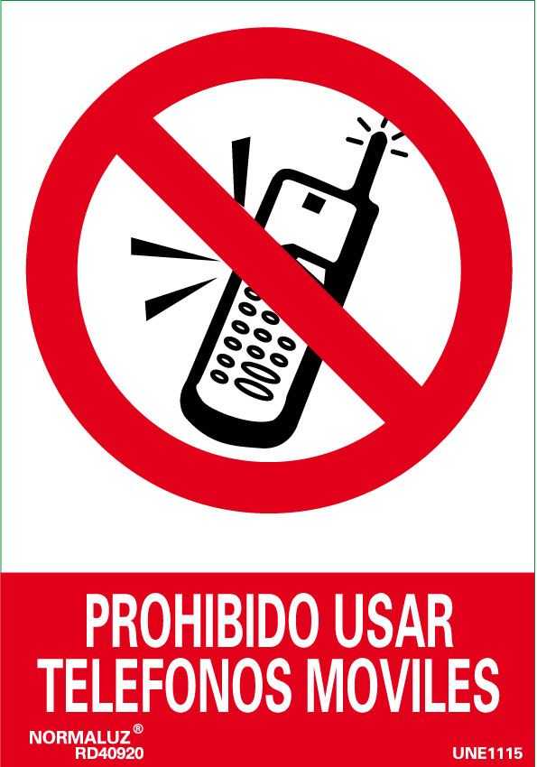 Prohibido usar teléfonos móviles-0