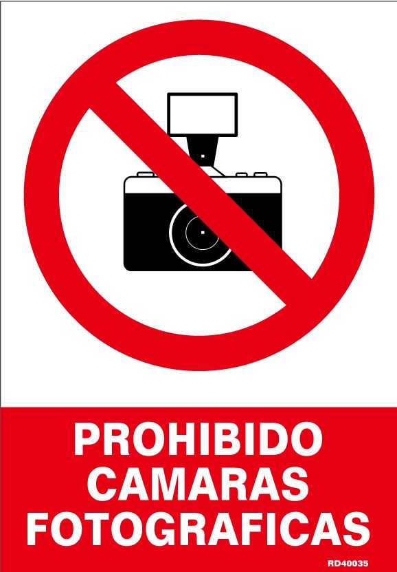 Prohibido camaras fotográficas-0