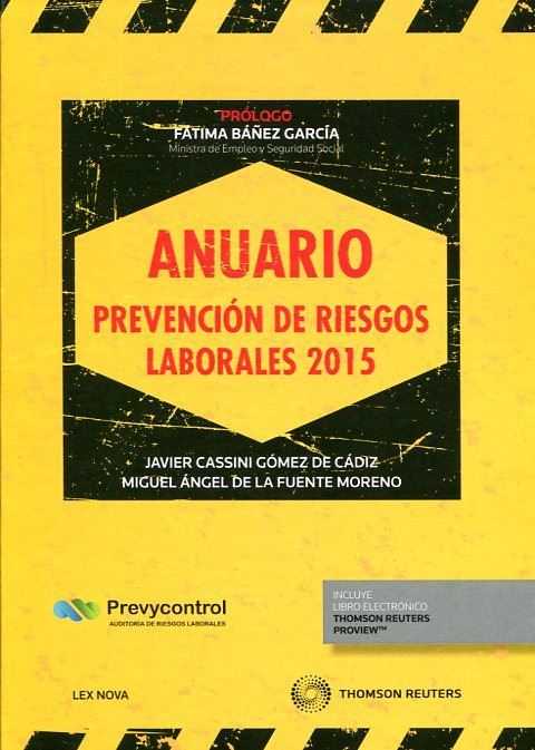 Anuario de prevención de riesgos laborales 2015 -4035