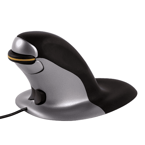 Ratón Ergonómico Vertical Ambidiestro Penguin - con cable Fellowes-0