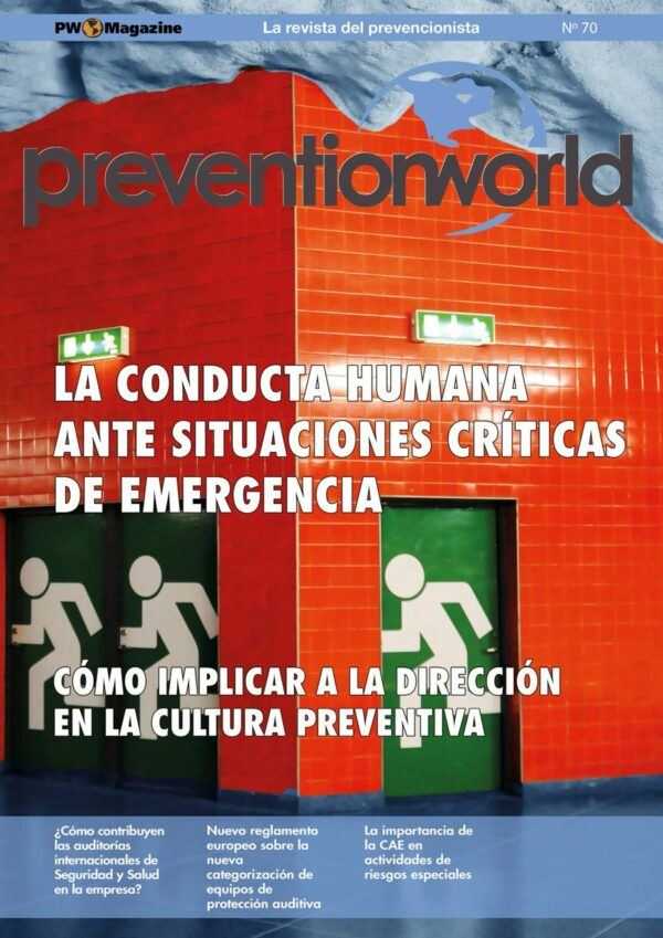 Imagen del archivo descargable sobre Prevención de Riesgos Laborales: Revista Prevention World Magazine en PDF. Número 70