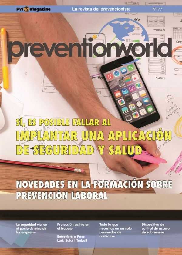 Imagen del archivo descargable sobre Prevención de Riesgos Laborales: Revista Prevention World Magazine en PDF. Número 77
