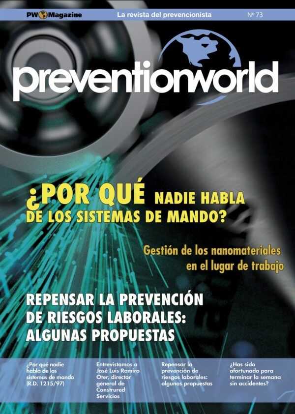 Imagen del archivo descargable sobre Prevención de Riesgos Laborales: Revista Prevention World Magazine en PDF. Número 73