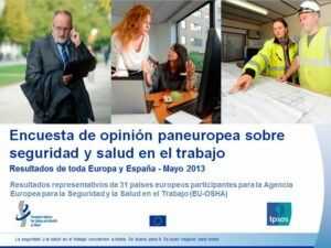 Encuesta de opinión paneuropea sobre seguridad y salud en el trabajo