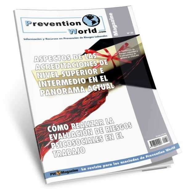 Imagen del archivo descargable sobre Prevención de Riesgos Laborales: Revista Prevention World Magazine. Número 39