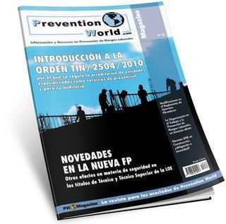 Imagen del archivo descargable sobre Prevención de Riesgos Laborales: Revista Prevention World Magazine. Número 35