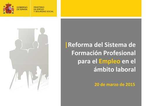 Imagen del archivo descargable sobre Prevención de Riesgos Laborales: Reforma del Sistema de Formación Profesional para el Empleo en el ámbito laboral 20 de marzo de 2015