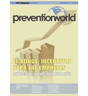 Imagen del archivo descargable sobre Prevención de Riesgos Laborales: Revista Prevention World Magazine en PDF. Número 62