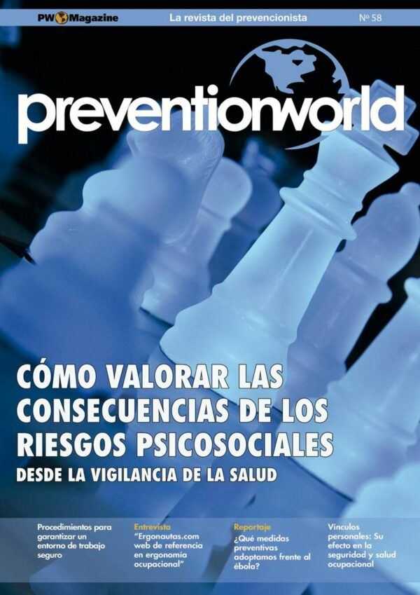 Imagen del archivo descargable sobre Prevención de Riesgos Laborales: Revista Prevention World Magazine en PDF. Número 58