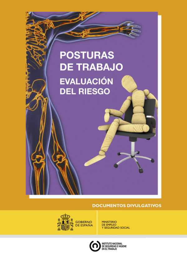 Imagen del archivo descargable sobre Prevención de Riesgos Laborales: POSTURAS DE TRABAJO - EVALUACIÓN DEL RIESGO