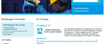 Air Liquide España recibe un premio a la prevención de riesgos laborales por no sufrir accidentes en 2011