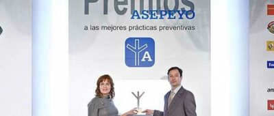 Mantenimiento de Estaciones, distinguida por Asepeyo por su gestión en prevención