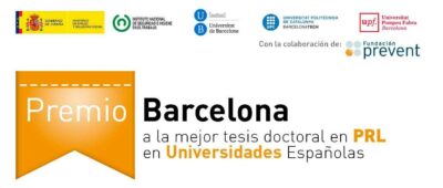 2ª edición Premio Barcelona a la mejor tesis doctoral en PRL